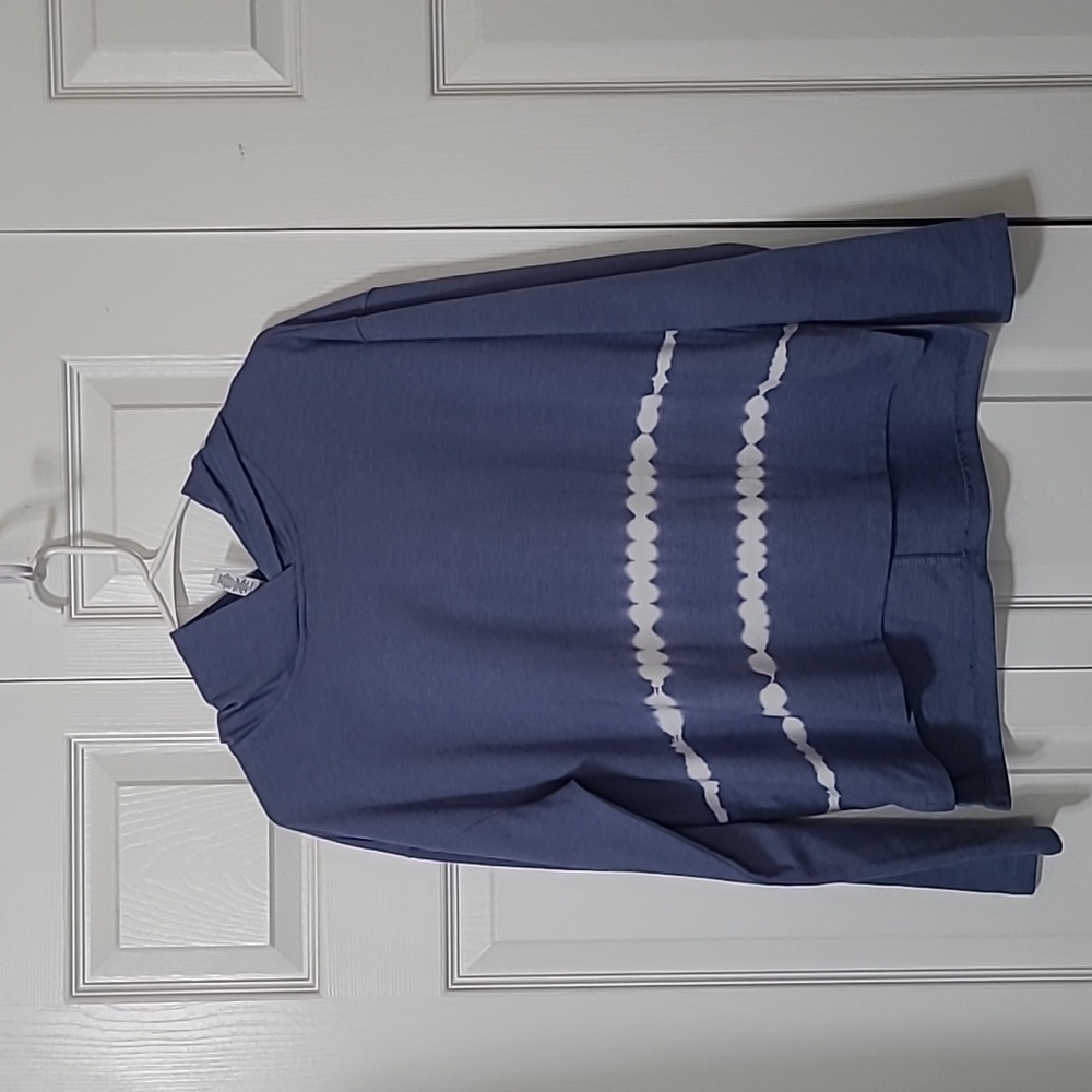 RBX-Blue Tie-dye Hoodie Sweatshirt, Medium, NWOT